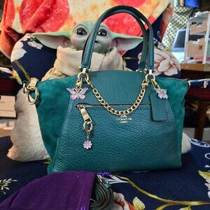 Coach Prairie Satchel in Viridian Green